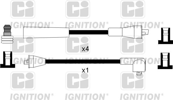 Quinton Hazell XC1025 - Alovlanma kabeli dəsti furqanavto.az