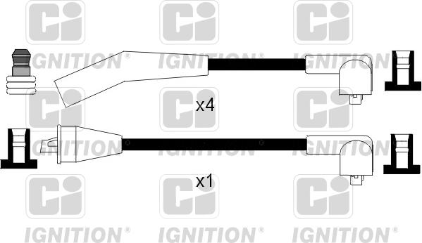 Quinton Hazell XC1022 - Alovlanma kabeli dəsti furqanavto.az