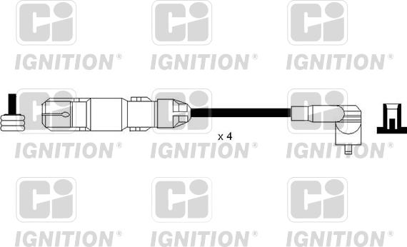 Quinton Hazell XC1162 - Alovlanma kabeli dəsti furqanavto.az