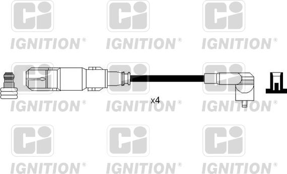 Quinton Hazell XC1118 - Alovlanma kabeli dəsti furqanavto.az