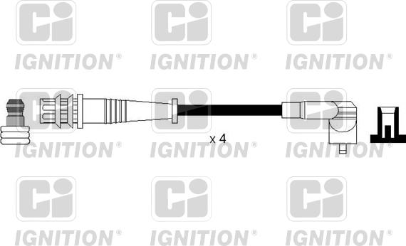 Quinton Hazell XC1128 - Alovlanma kabeli dəsti furqanavto.az