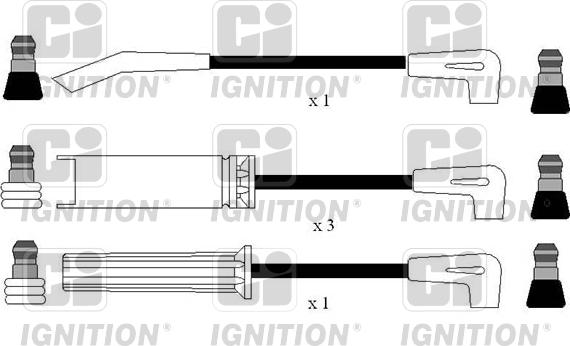 Quinton Hazell XC1172 - Alovlanma kabeli dəsti furqanavto.az