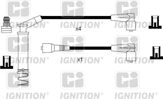 Quinton Hazell XC1236 - Alovlanma kabeli dəsti furqanavto.az