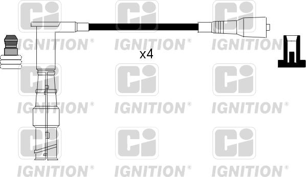 Quinton Hazell XC858 - Alovlanma kabeli dəsti furqanavto.az