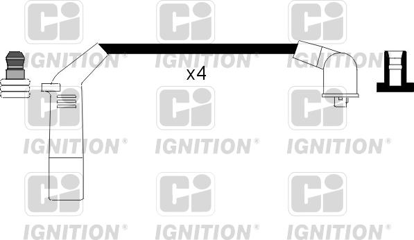 Quinton Hazell XC868 - Alovlanma kabeli dəsti furqanavto.az