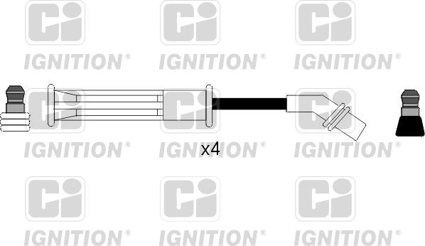 Quinton Hazell XC871 - Alovlanma kabeli dəsti furqanavto.az