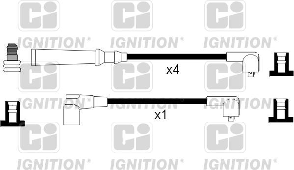 Quinton Hazell XC346 - Alovlanma kabeli dəsti furqanavto.az