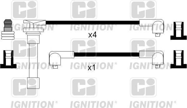 Quinton Hazell XC357 - Alovlanma kabeli dəsti furqanavto.az