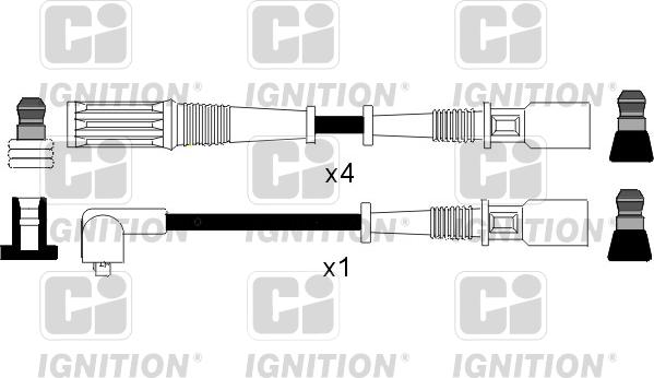 Quinton Hazell XC366 - Alovlanma kabeli dəsti furqanavto.az