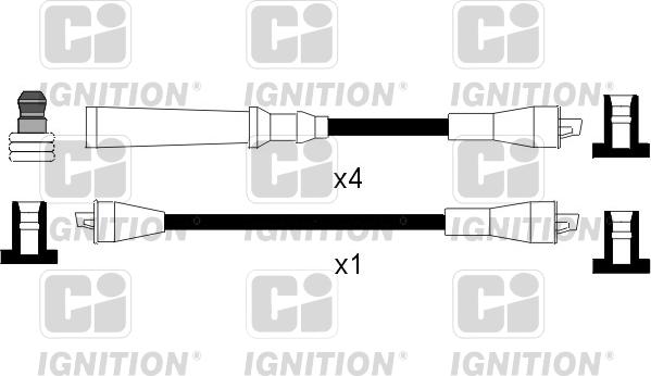 Quinton Hazell XC265 - Alovlanma kabeli dəsti furqanavto.az