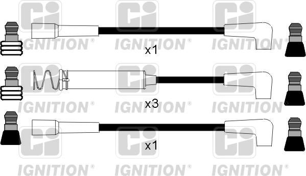 Quinton Hazell XC237 - Alovlanma kabeli dəsti www.furqanavto.az