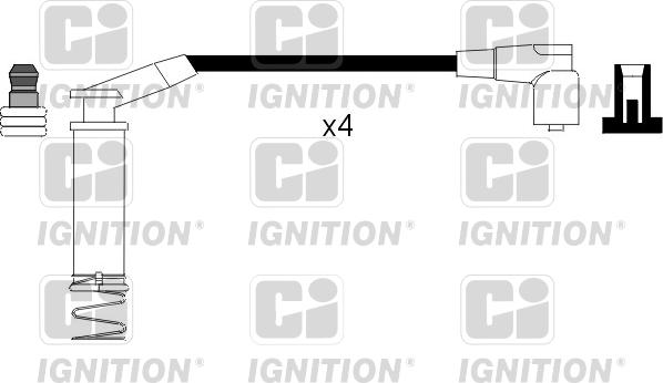 Quinton Hazell XC795 - Alovlanma kabeli dəsti furqanavto.az