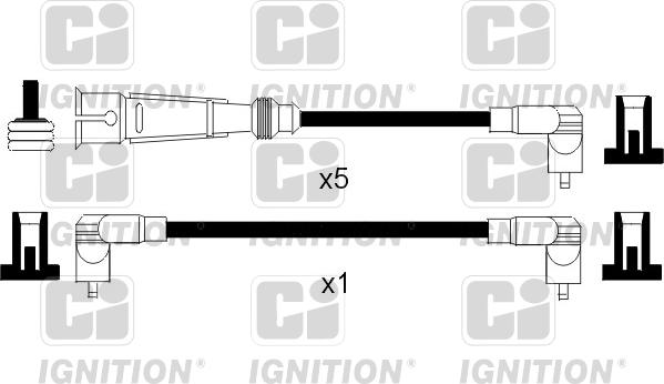 Quinton Hazell XC788 - Alovlanma kabeli dəsti furqanavto.az