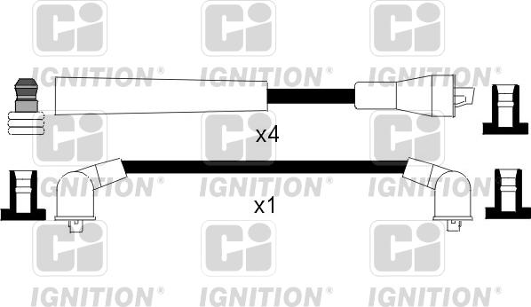 Quinton Hazell XC770 - Alovlanma kabeli dəsti furqanavto.az