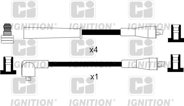 Quinton Hazell XC772 - Alovlanma kabeli dəsti furqanavto.az