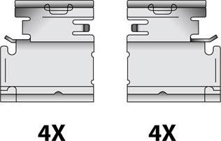 Raicam 12079414 - Disk əyləc pedləri üçün aksesuar dəsti furqanavto.az