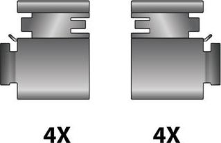 Raicam 12079420 - Disk əyləc pedləri üçün aksesuar dəsti furqanavto.az