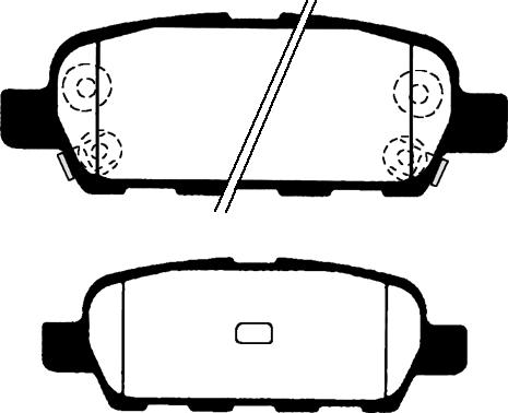 Aisin SN891P - Əyləc altlığı dəsti, əyləc diski furqanavto.az