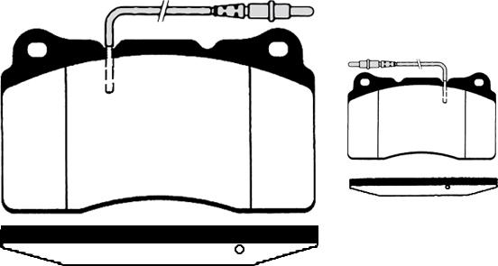 ACDelco AC058863D - Əyləc altlığı dəsti, əyləc diski furqanavto.az