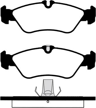 Sangsin Brake SP1274A - Əyləc altlığı dəsti, əyləc diski furqanavto.az