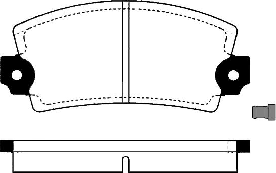 BENDIX 571337B - Əyləc altlığı dəsti, əyləc diski furqanavto.az