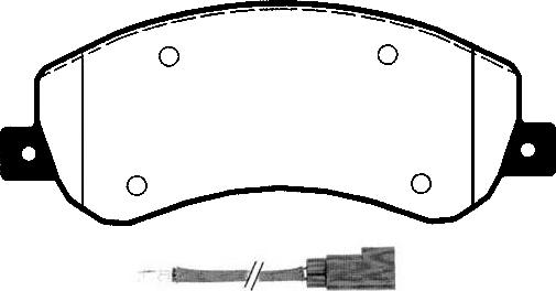 TOMEX brakes 14-77 - Əyləc altlığı dəsti, əyləc diski furqanavto.az