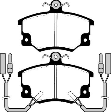 BENDIX 571452S - Əyləc altlığı dəsti, əyləc diski furqanavto.az