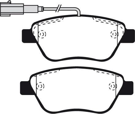 Japanparts JPA-0061 - Əyləc altlığı dəsti, əyləc diski furqanavto.az