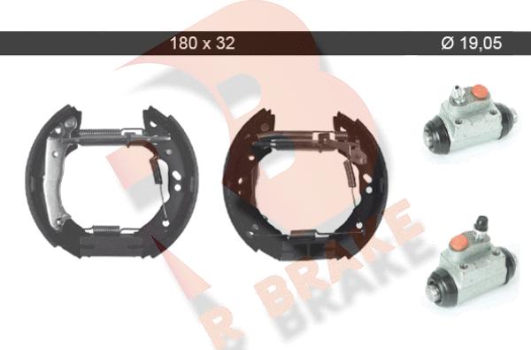 R Brake 79RBKT0096 - Əyləc Başlığı Dəsti furqanavto.az