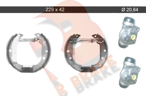 R Brake 79RBKT0046 - Əyləc Başlığı Dəsti furqanavto.az