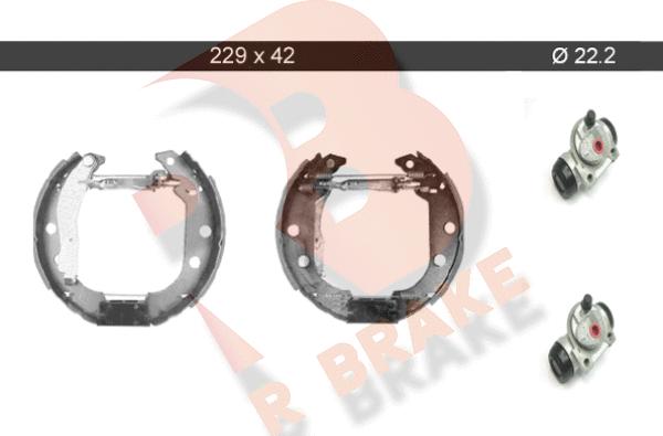 R Brake 79RBKT0048 - Əyləc Başlığı Dəsti furqanavto.az