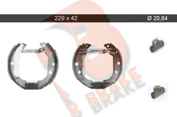 R Brake 79RBKT0047 - Əyləc Başlığı Dəsti furqanavto.az