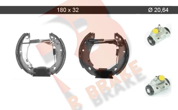 R Brake 79RBKT0055 - Əyləc Başlığı Dəsti furqanavto.az