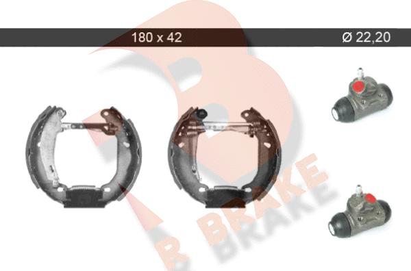 R Brake 79RBKT0056 - Əyləc Başlığı Dəsti furqanavto.az