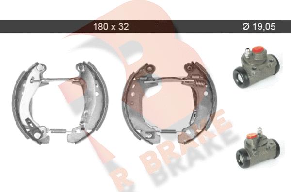 R Brake 79RBKT0061 - Əyləc Başlığı Dəsti furqanavto.az