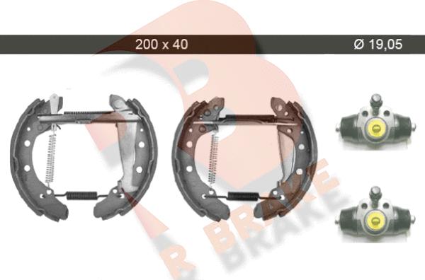 R Brake 79RBKT0003 - Əyləc Başlığı Dəsti furqanavto.az