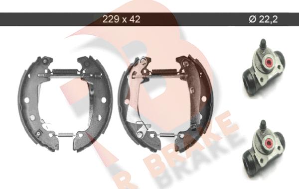 R Brake 79RBKT0016 - Əyləc Başlığı Dəsti furqanavto.az