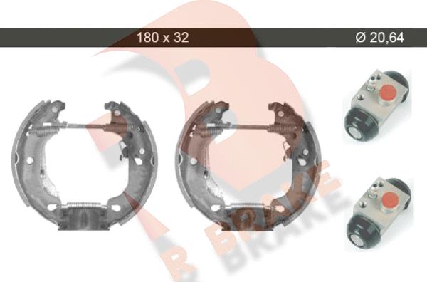 R Brake 79RBKT0013 - Əyləc Başlığı Dəsti furqanavto.az