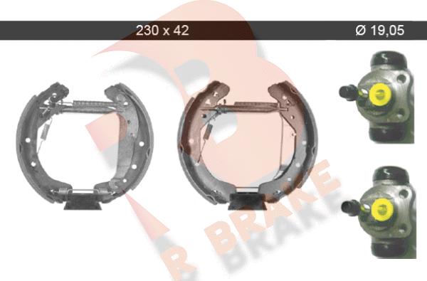 R Brake 79RBKT0084 - Əyləc Başlığı Dəsti furqanavto.az