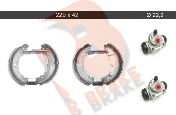 R Brake 79RBKT0086 - Əyləc Başlığı Dəsti furqanavto.az