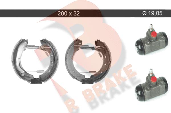 R Brake 79RBKT0082 - Əyləc Başlığı Dəsti furqanavto.az