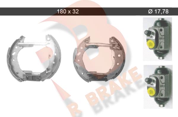 R Brake 79RBKT0024 - Əyləc Başlığı Dəsti furqanavto.az