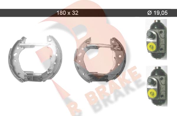 R Brake 79RBKT0025 - Əyləc Başlığı Dəsti furqanavto.az