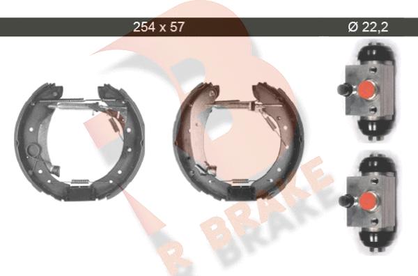 R Brake 79RBKT0020 - Əyləc Başlığı Dəsti furqanavto.az