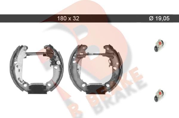 R Brake 79RBKT0028 - Əyləc Başlığı Dəsti furqanavto.az