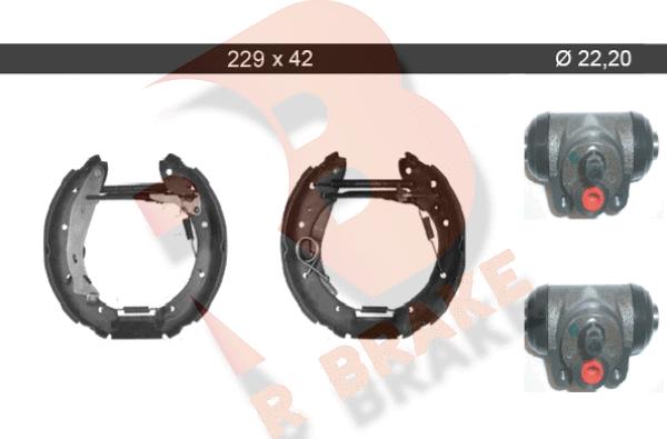 R Brake 79RBKT0071 - Əyləc Başlığı Dəsti furqanavto.az