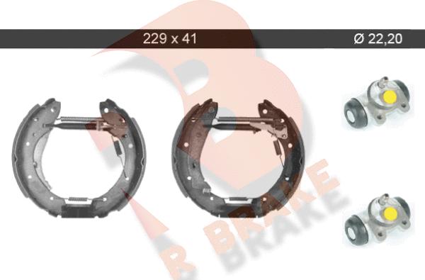 R Brake 79RBKT0072 - Əyləc Başlığı Dəsti furqanavto.az