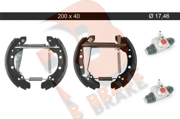 R Brake 79RBKT0105 - Əyləc Başlığı Dəsti furqanavto.az