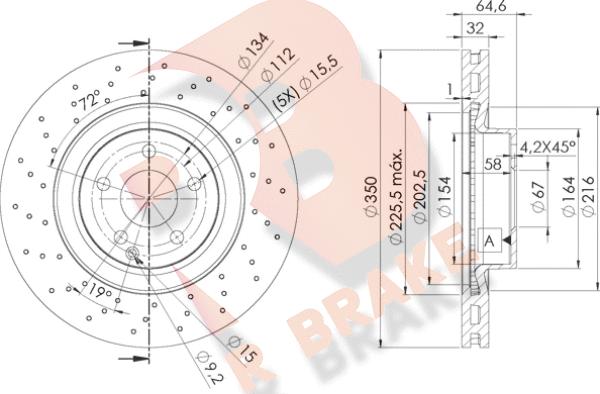 R Brake 78RBD10419 - Əyləc Diski furqanavto.az