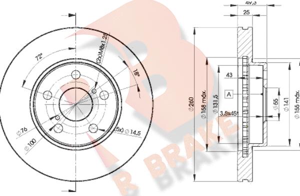 CAR TCB2.2.4 - Əyləc Diski furqanavto.az